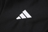 2025 Germany Black Hoody Zipper Jacket Tracksuit