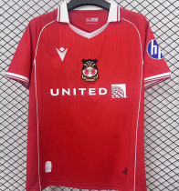 2025/26 Wrexham Home Red Fans Soccer Jersey 雷克瑟姆