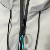 2025 DST Cotton Thickened Warm Grey Outdoor Jacket #A802加棉冲锋衣