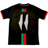 2024 Palestine Black Fans Soccer Jersey 阿拉伯文