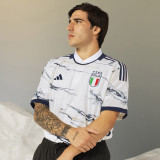2023/24 Italy 1:1 Quality Away White Fans Soccer Jersey