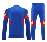 2025 Spain Blue Jacket Tracksuit