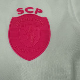 2025/26 Sporting Lisbon October White Special Edition Kids Soccer Jersey 里斯本