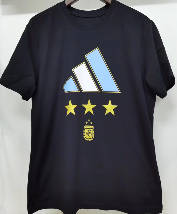 2022/23  Argentina Black Cotton Shirt