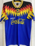 1995 Club America Away Blue Retro Soccer Jersey