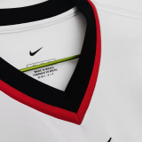 2001 Flamengo Away White Retro Soccer Jersey
