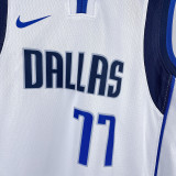 Mavericks DOECIC #77 White Kids NBA Jersey 热压