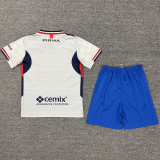 2025/26 Cruz Azul Away White Kids Soccer Jersey