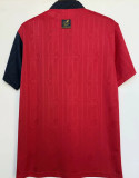 1996 Spain Home Red Retro Soccer Jersey