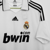 2008/09 RM White Home Retro Soccer Jersey