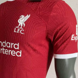 2023/24 LFC Home Red Player Version Soccer Jersey