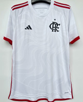 2024/25 Flamengo 1:1 Quality Away White Fans Soccer Jersey