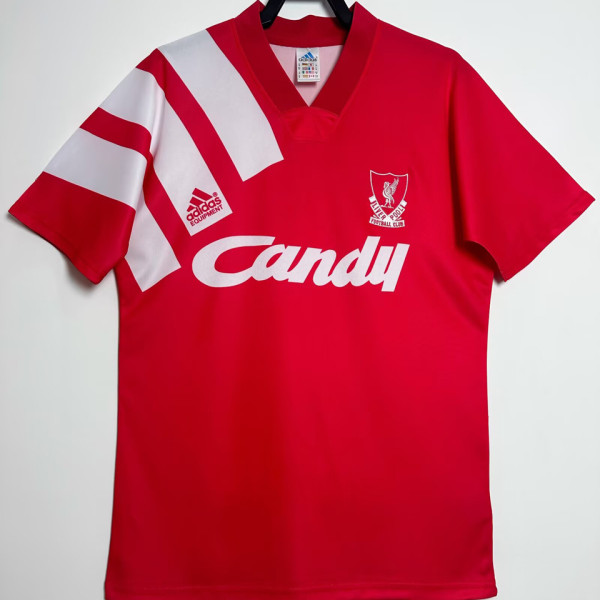 1991/92 LFC Home Red Retro Soccer Jersey
