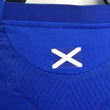 2008/09 Rangers Home Blue Retro Soccer Jersey