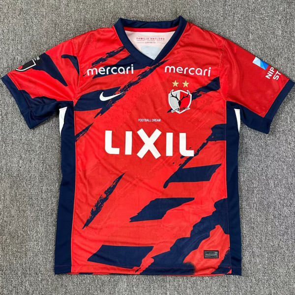 2025 Kashima Antlers Home Red Fans Soccer Jersey(鹿岛鹿角)