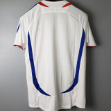 2006 France Away White Retro Soccer Jersey