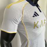 2024/25 Al Nassr 4TH White Player Version Soccer Jersey