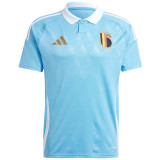 DE BRUYNE #7 Belgium 1:1 Quality Away Fans Soccer Jersey 2024/25 ★★