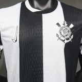 2024/25 Corinthians Third Black WHite Player Version Soccer Jersey