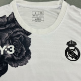 2024/25 RM Y-3 White Fans Soccer Jersey 无广告硅胶版