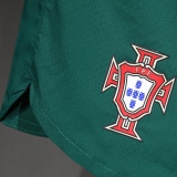 2025/26 Portugal Home Red Player Version Shorts Pants 球员版