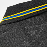 1993/94 M Utd Away Black Long Sleeve Retro Soccer Jersey