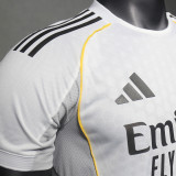 2025/26 RM Home White Player Version Soccer Jersey