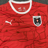 2024/25 Austria Home Red Fans Soccer Jersey