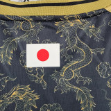 2023 Japan Black With Gold Dragon Fans Soccer Jersey