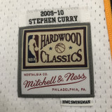 2007/08 Warriors CURRY #30 Retro White NBA Jerseys热压