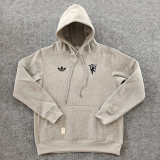 2025 M Utd Grey Hoody 硅胶