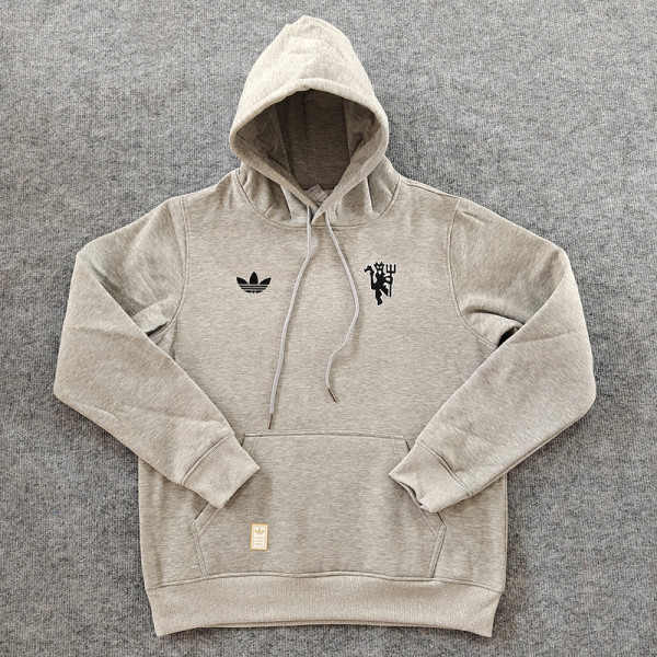 2025 M Utd Grey Hoody 硅胶