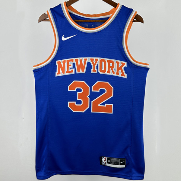 2025 NY Knicks TOWNS  #32 Blue City Edition NBA Jerseys