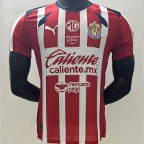 2025/26 Chivas Home Red White Player Version Soccer Jersey