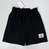 2025 Jordan Black Pure Cotton Fabric Casual Short Pants 黑标M001