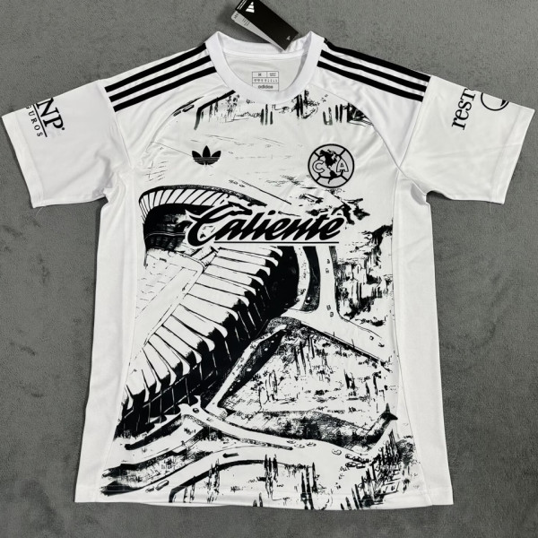 2025/26 Club America White GK Fans Soccer Jersey
