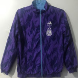 2023 Argentina Reversible Embroidery+Silica gel Windbreaker (3 Stars 3星 刺绣+硅胶 双面)