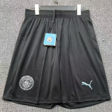 2025/26 Man City Away Black Shorts Pants