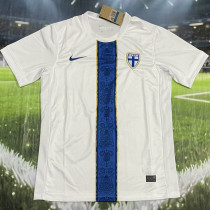 2025/26 Finland Home White Fans Soccer Jersey