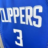 Clippers PAUL #3 Blue NBA Jersey