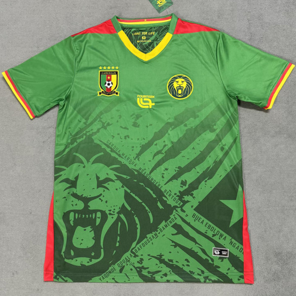 2025/26 Cameroon Home Green Fans Soccer Jersey