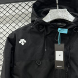 2026/27 DESCENTE Black Outdoor Windbreaker  Y003