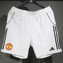 2025/26 M Utd White Player Version Shorts Pants  (A+球员版)