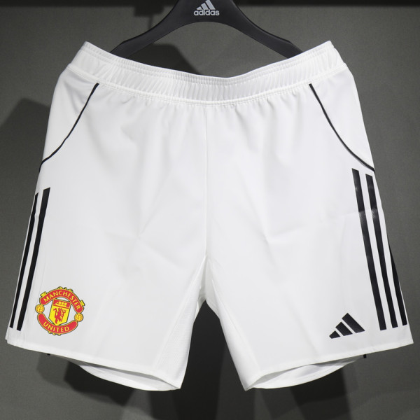 2025/26 M Utd White Player Version Shorts Pants  (A+球员版)