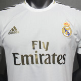 2019/20 RM Home Retro Player Version Long Sleeve Soccer Jersey 球员版
