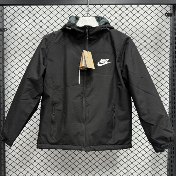 2025 NK Velvet Thickened warm Black Outdoor Jackets # F2 加绒冲锋衣