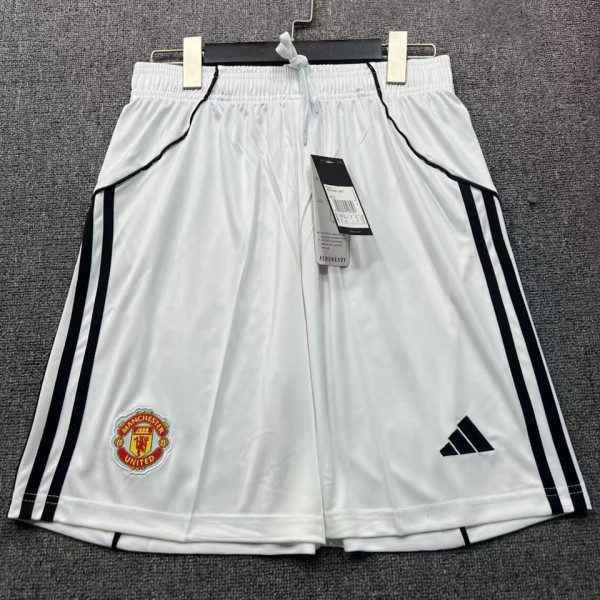 2025/26 M Utd Home White Shorts Pants