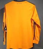 2013/14 RM Thrid Orange Retro Player Version Long Sleeve Soccer Jersey  球员版