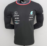 2022 Mercedes AMG Petronas F1 Black Long Sleeve Team T-Shirt