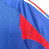 2004 France Home Blue Retro Soccer Jersey
